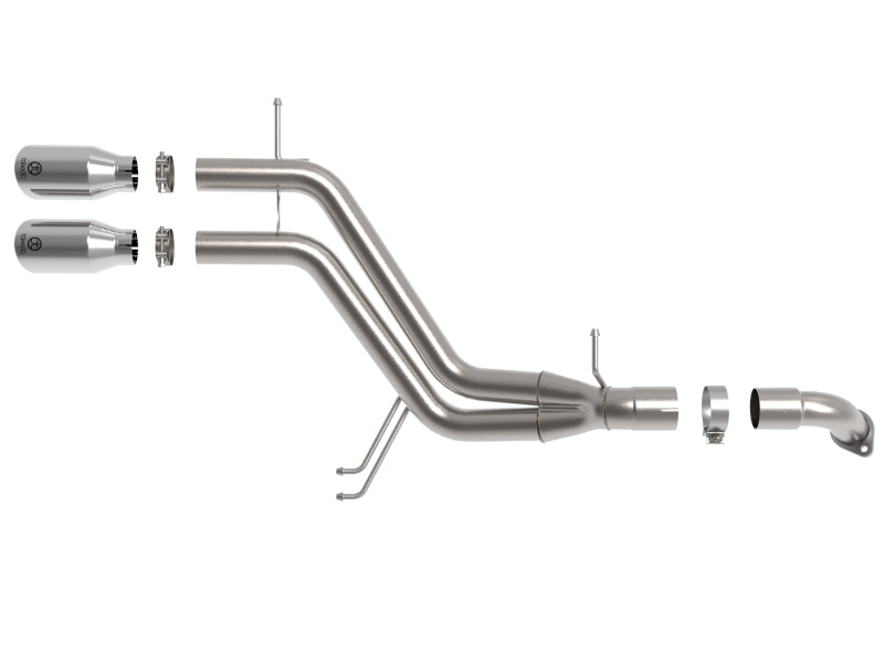 aFe 49-37019-P Takeda 13-17 Hyundai Veloster L4-1.6L 2-1/2in 304 SS Axle-Back Exhaust w/ Polished Tips