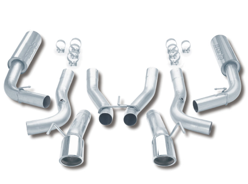 Borla 14663 96-02 Viper GTS/R/T-10 Coupe/Convertible 2dr w/ 2.5in Inlets SS Catback Exhaust System