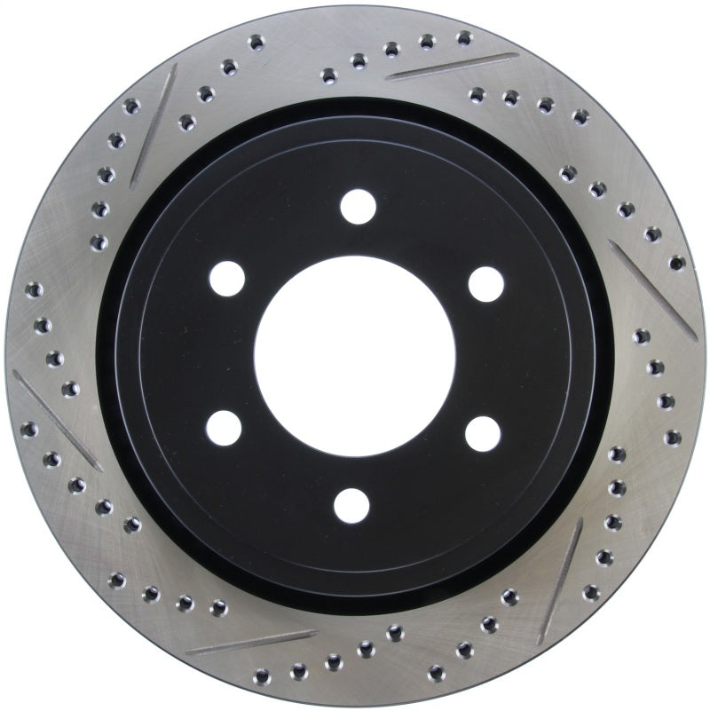 Stoptech 127.65135R StopTech Slotted & Drilled Sport Brake Rotor