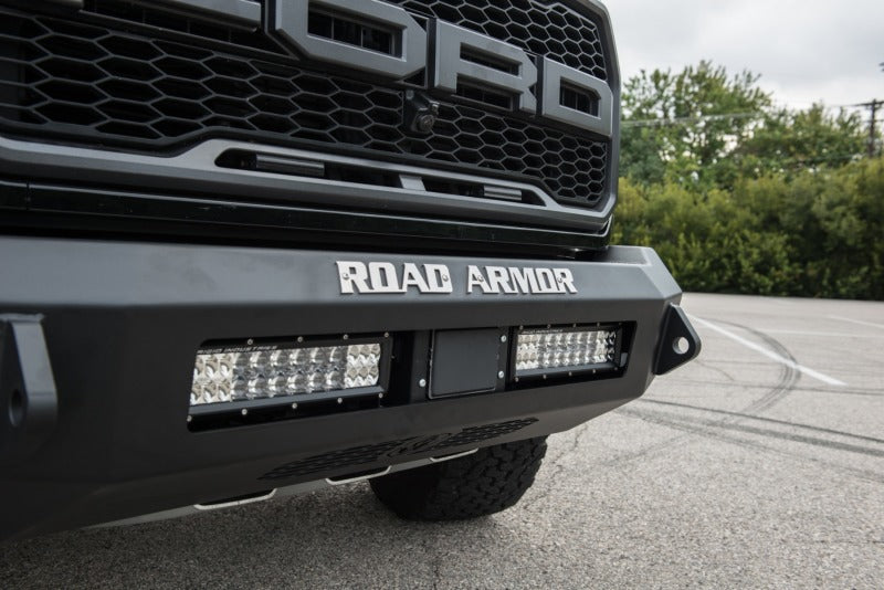 Road Armor 6171F0B-NW 17-20 Ford Raptor Stealth Front Non-Winch Bumper - Tex Blk