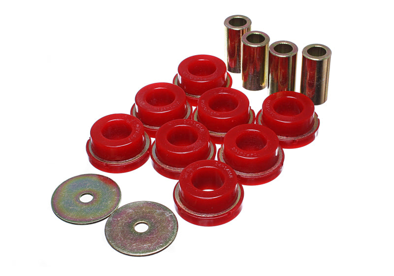 Energy Suspension 4.4122R 2015 Ford Mustang (Exc Cobra) Red Subframe Bushing Set