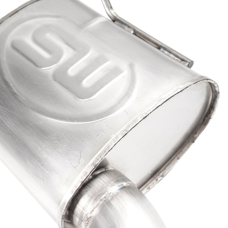 Stainless Works JEEP1862CB-S 2018 Jeep TrackHawk 6.2L 3in Catback System X-Pipe Turbo S-Tube Muffler Stock Exit