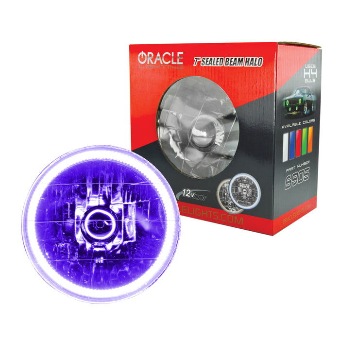 ORACLE Lighting 6905-007 Oracle Pre-Installed Lights 7 IN. Sealed Beam - UV/Purple Halo