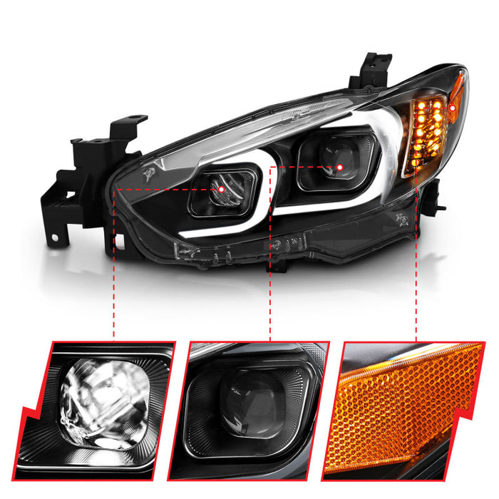 ANZO 121516 ANZ LED/Projector Headlights