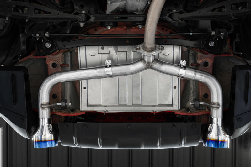 MBRP S48053CF 2022 Subaru BRZ 2.4L/Toyota GR86 2.4L 2.5in Dual Split Rear Exit w/5in OD CF Tips - T304