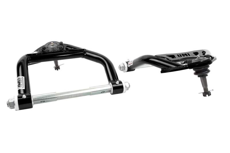 UMI Performance 403133-B 64-72 GM A-Body Tubular Upper & Lower Front A-Arm Kit - Black