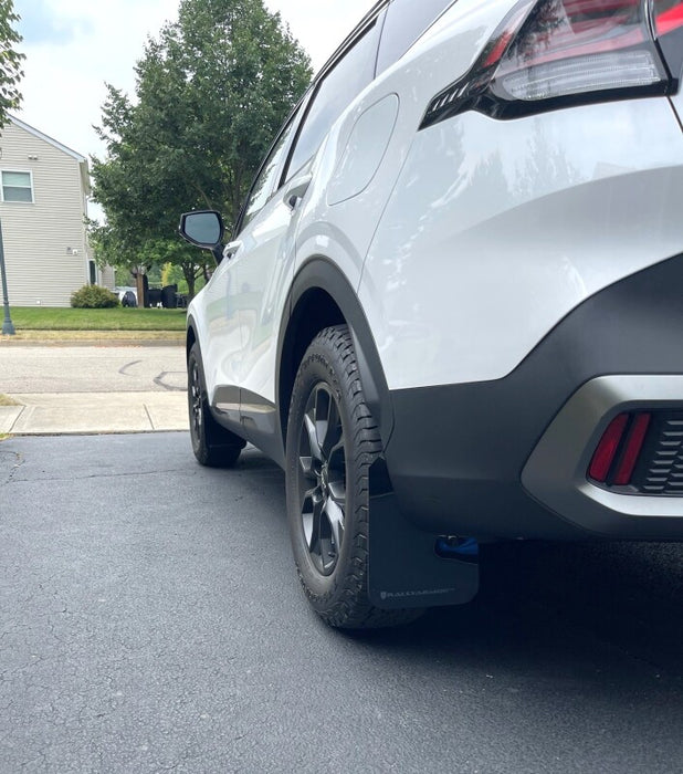 Rally Armor MF81-UR-BLK-MBK 23-25 Kia Sportage Black UR Mud Flap w/ Metallic Black Logo