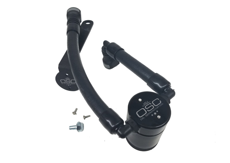 J&L 3012D-B 07-14 Ford Mustang GT500 Driver Side Oil Separator 3.0 - Black Anodized