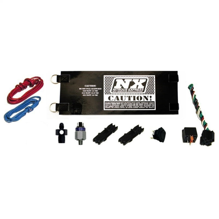 Nitrous Express 15940 Heavy Duty Fully Automatic Bottle Heater (Excl. Pressure Gauge 4AN) 14Amps