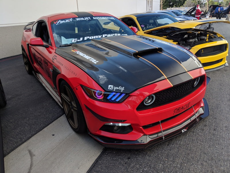 ORACLE Lighting 1335-332 Oracle 15-17 Ford Mustang V6/GT/Shelby Dynamic DRL w/ Halo Kit - ColorSHIFT - Dynamic