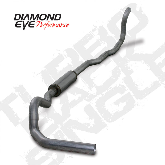 Diamond Eye Performance K4211S-RP Diamond Eye KIT 4in TB MRP SGL SS DDG4X4 89-93 Dodge 5.9L Cummins 2500/3500 No Muffler