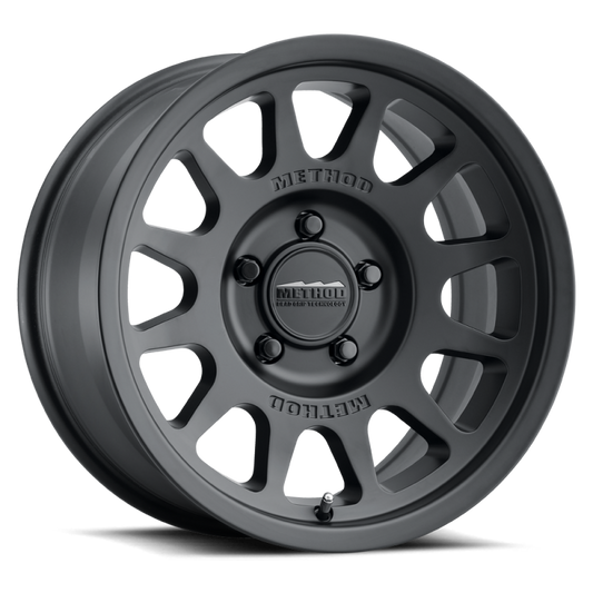 Method Wheels MR70378550500 Method MR703 17x8.5 0mm Offset 5x5 71.5mm CB Matte Black Wheel