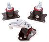 Innovative Mounts 10751-75A Innovative 04-08 Acura TSX K-Series Black Steel Mounts 75A Bushings