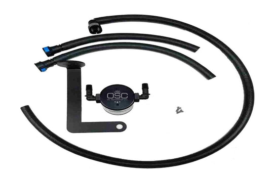 J&L 3080P-B 10-15 Chevrolet Camaro LS3 6.2L Passenger Side Oil Separator 3.0 - Black Anodized