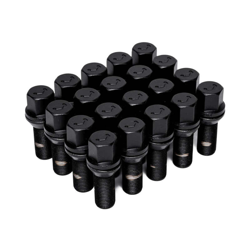 Vossen LUG-B1450-30-BC Lug Bolt - 14x1.5 - 30mm - 17mm Hex - Cone Seat - Black (Set of 20)