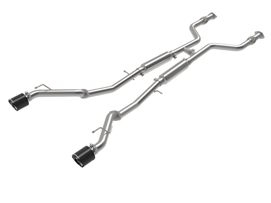 aFe 49-36138-C POWER Takeda 2023 Nissan Z 2 1/2in 304 SS Cat-Back Exhaust System w/ Carbon Fiber Tips