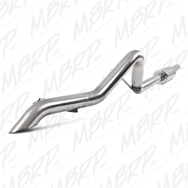 MBRP S5514409 2007-2009 Jeep Wrangler (JK) 3.8L V6 4 dr Off-Road Tail Pipe Muffler before Axle