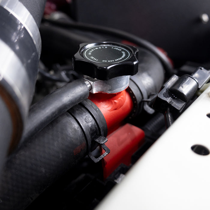 Mishimoto MMFN-EVO-BK 08-15 Mitsubishi Lancer Evo X Coolant Fill Inlet - Black