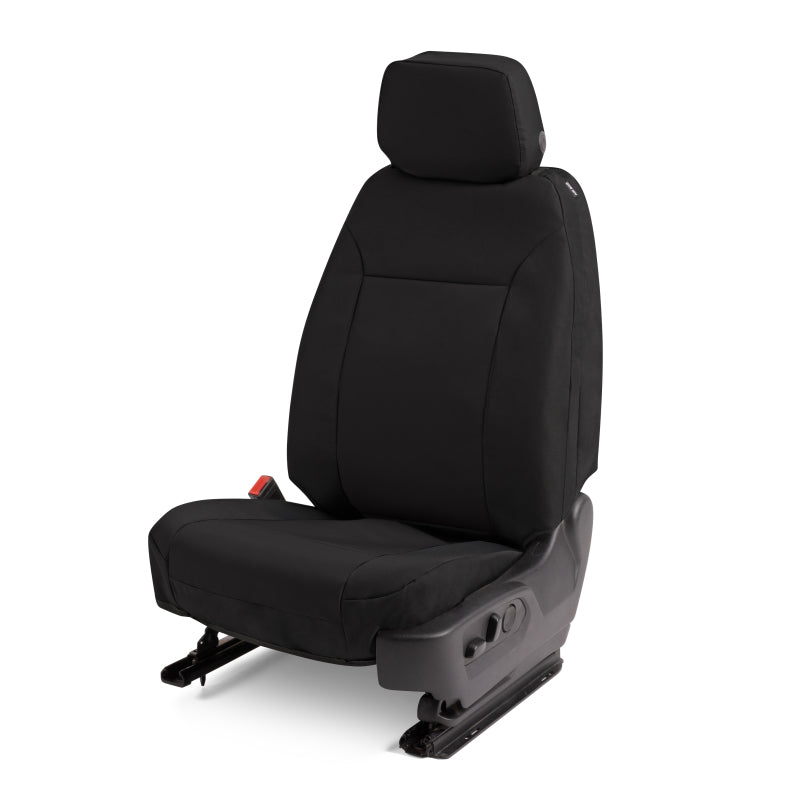 Covercraft GTC4136ABENBK 19-21 Chevrolet Silverado Endura PrecisionFit Custom Front Row Seat Covers - Black/Black