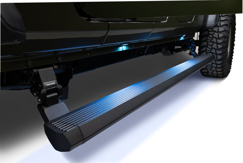 Go Rhino 20451687PC RealTruck 20-24 Jeep Gladiator CC 4dr VoltStep Electric Running Board Kit (Cut/Drill Req.) - Tex Blk
