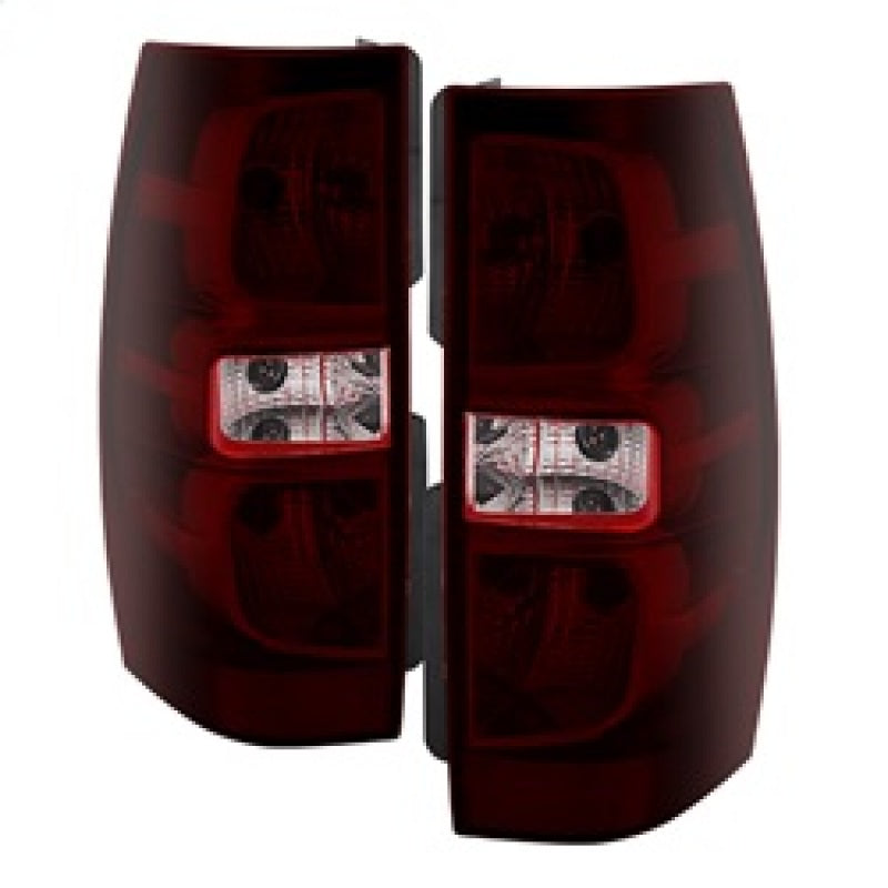 SPYDER 9030222 Xtune Chevy Suburban 07-13 OEM Style Tail Lights Red Smoked ALT-JH-CSUB07-OE-RSM