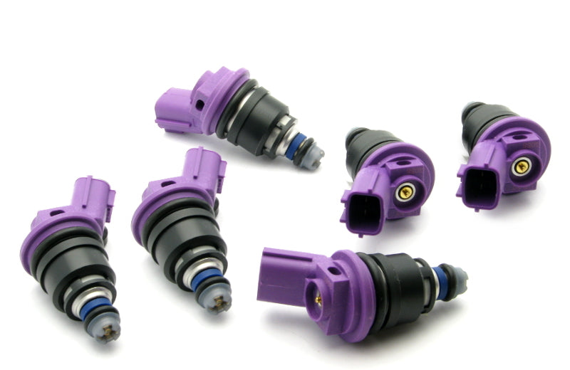 DeatschWerks 01J-00-0370-6 96-99 Nissan I30 VQ30 / RB25DET / Maxima VQ30de / 300zx 370cc Side Feed Injectors
