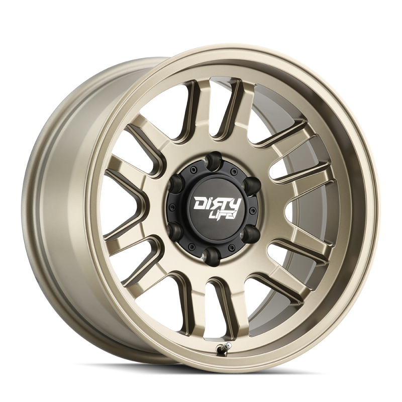 Dirty Life 9310-7983MGD0 9310 Canyon 17x9 / 6x139.7 BP / 0mm Offset / 106mm Hub Satin Gold Wheel