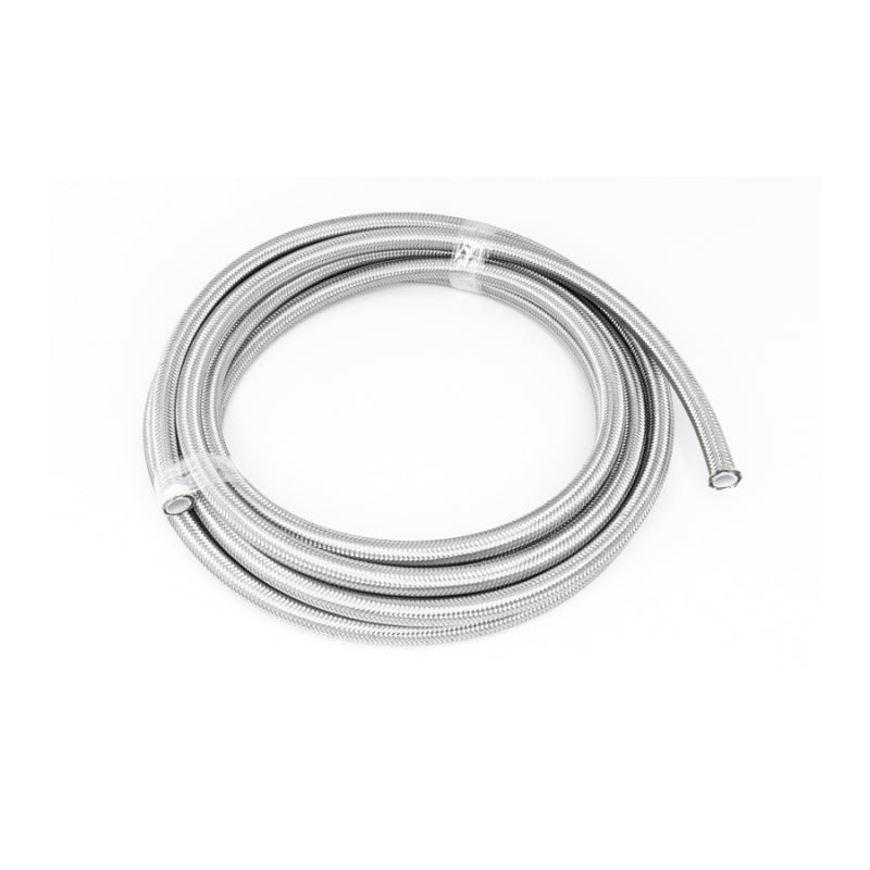 DeatschWerks 6-02-0861-20 6AN SS Double Braided PTFE Hose 20 Feet