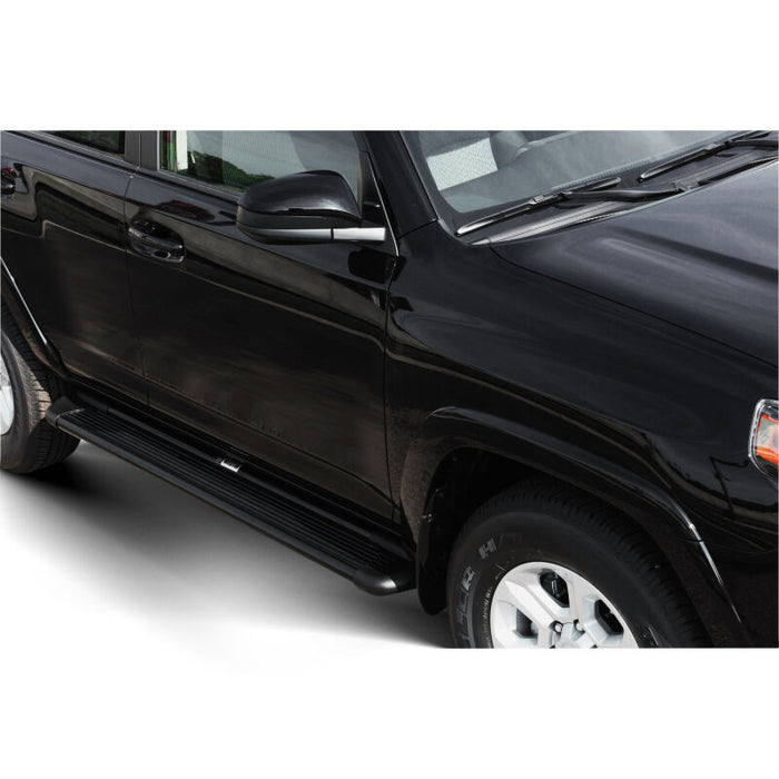 Westin 27-6125 Sure-Grip Aluminum Running Boards 72 in - Black