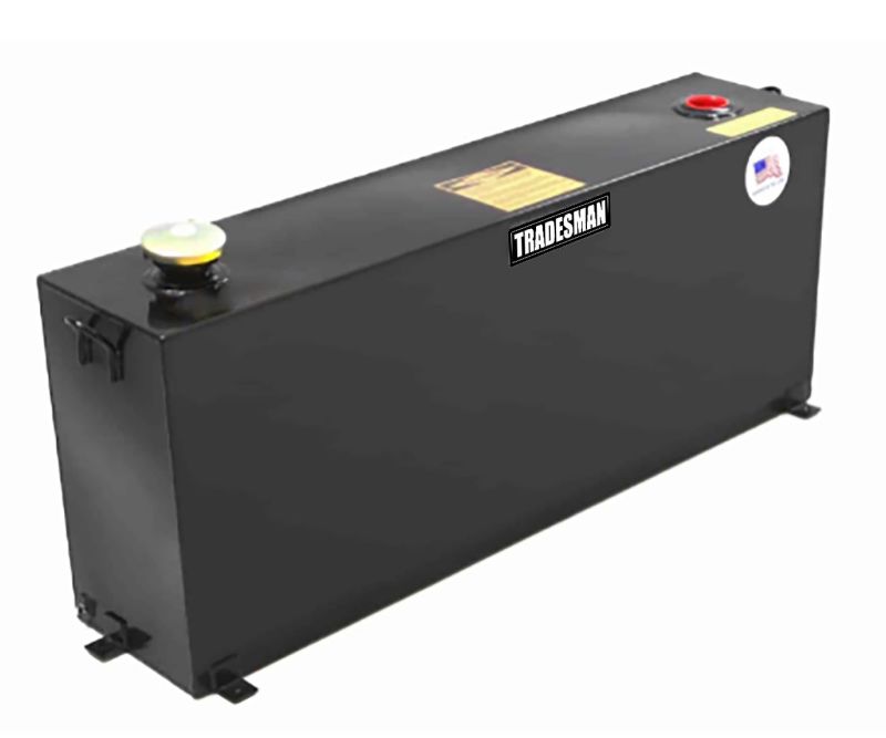 Tradesman 73750 Steel Full-Mid Size Vertical Liquid Storage Tank - Black