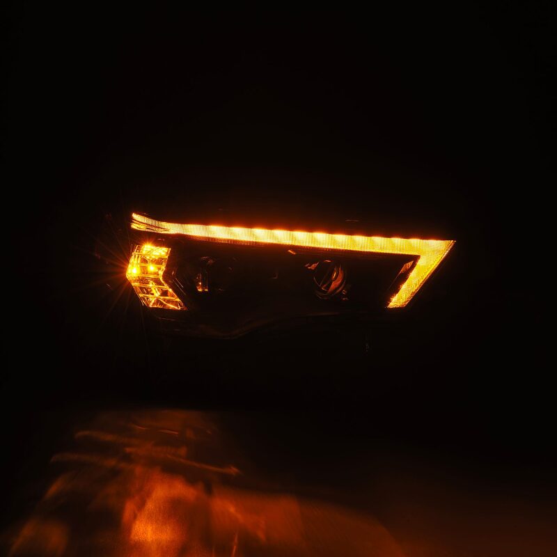 AlphaRex 880849 14-20 Toyota 4Runner LUXX LED Proj Headlights Black w/Activ Light/Seq Signal/DRL