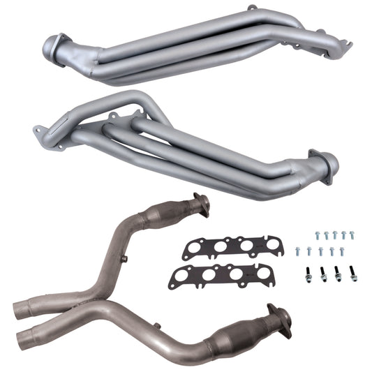 BBK 18561 11-14 Ford Mustang GT 5.0 1-7/8in Long Tube Headers w/High Flow Catted X-Pipe (Ti Ceramic)