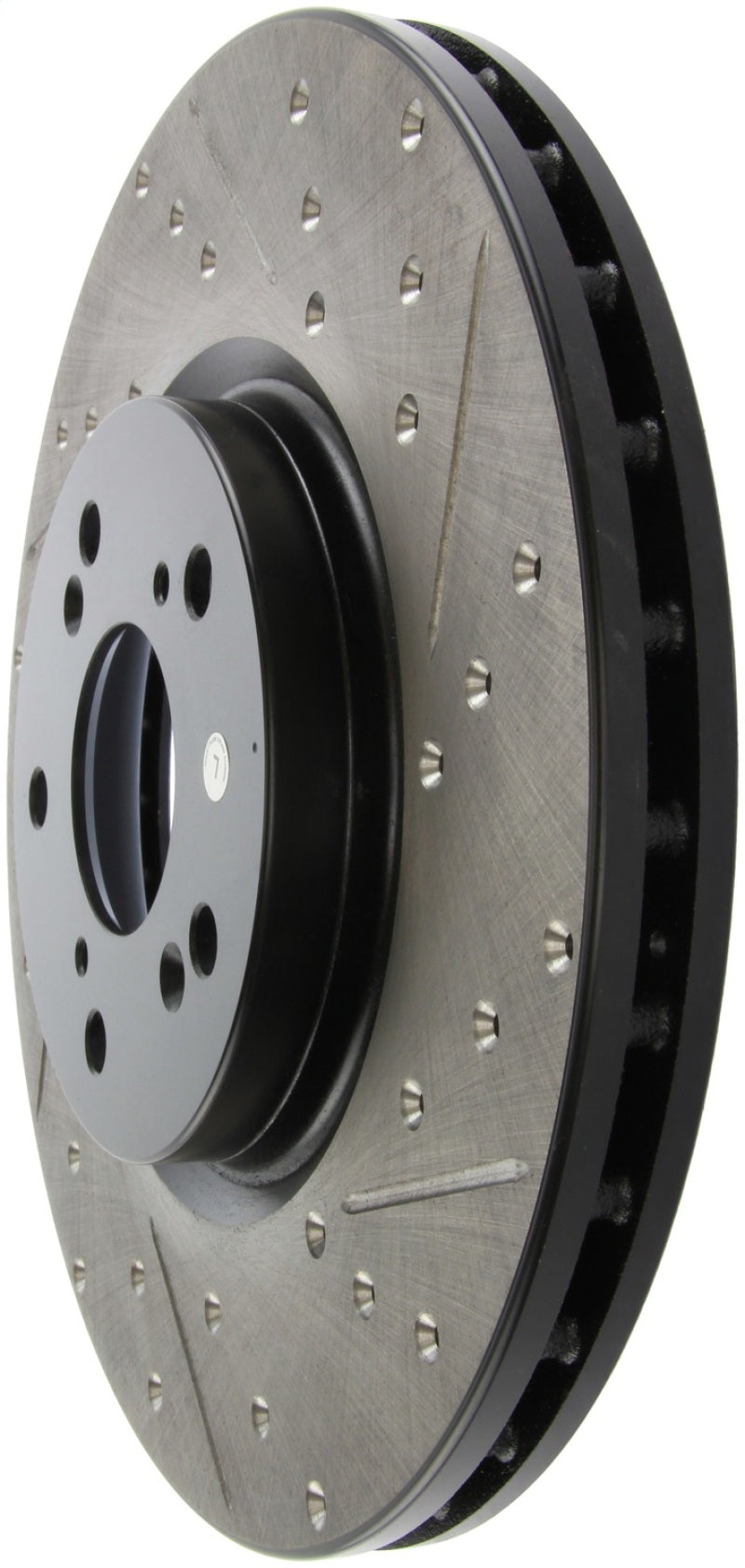 Stoptech 127.40062L StopTech 04-08 Acura TL (Brembo Caliber) SportStop Slotted &amp; Drilled Left Front Rotor