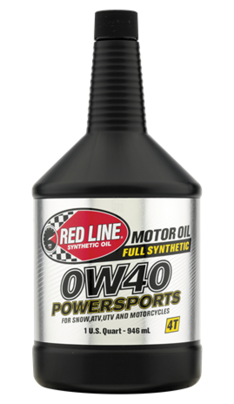 Red Line 42204 0W40 Motor Oil Quart (For Four-Stroke Dirt Bikes/ATVs/Powersports Applications)