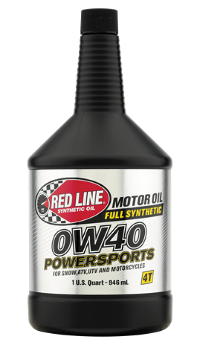 Red Line 42204 0W40 Motor Oil Quart (For Four-Stroke Dirt Bikes/ATVs/Powersports Applications)