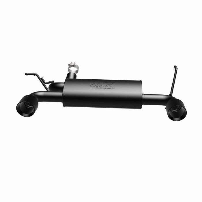 Magnaflow 15160 MagnaFlow 07-17 Jeep Wrangler JK 3.8/3.6L Dual Split Rear Exit Black Axle-Back Exhaust