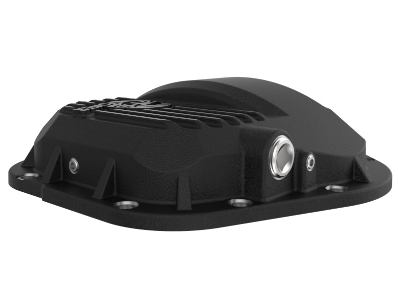aFe 46-71100B Pro Series Dana 60 Front Differential Cover Black w/ Machined Fins 17-20 Ford Trucks (Dana 60)