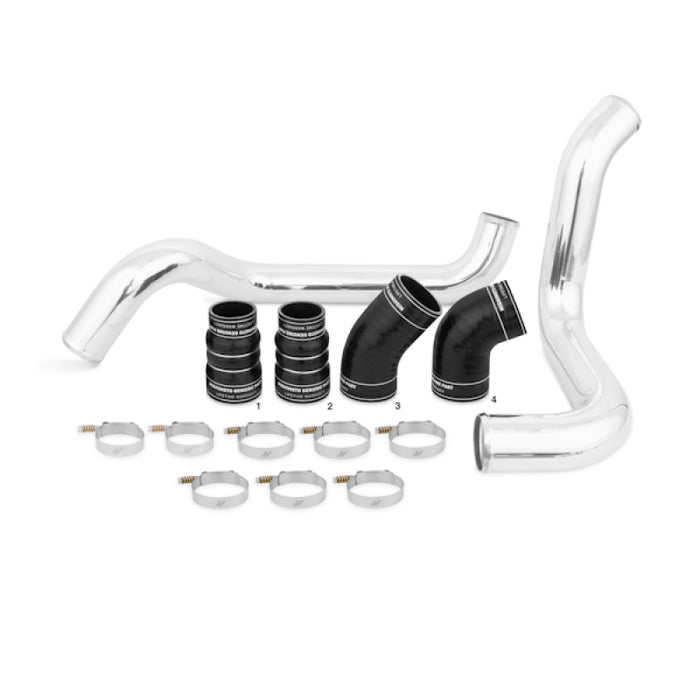 Mishimoto MMINT-DMAX-02KBK 02-04.5 Chevrolet 6.6L Duramax Intercooler Kit w/ Pipes (Black)