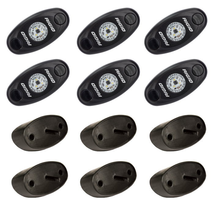 Rigid Industries 400283 Rock Light Kit- Blue (6 lights)