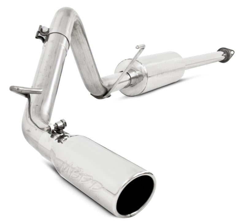 MBRP S5326AL 05-13 Toyota Tacoma 4.0L EC/CC Cat Back Single Exit Aluminized Exhaust