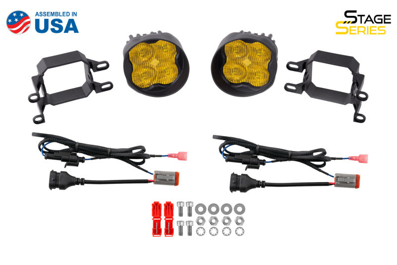 Diode Dynamics DD7002 SS3 Max Type B Kit ABL - Yellow SAE Fog