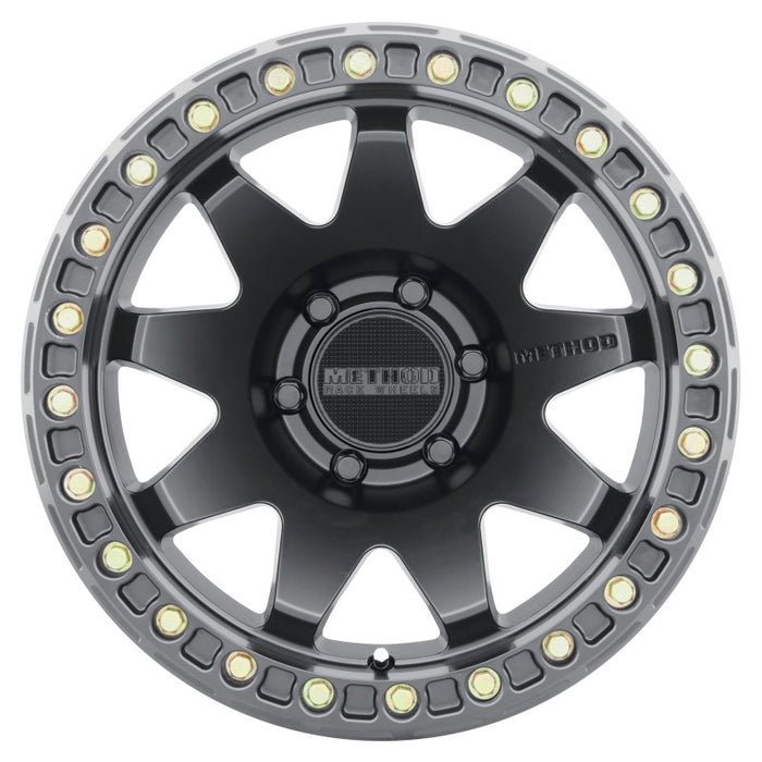 Method Wheels MR10879060544B Method MR108 17x9 -44mm Offset 6x5.5 106.25mm CB Matte Black w/BH-H24125-38 Wheel