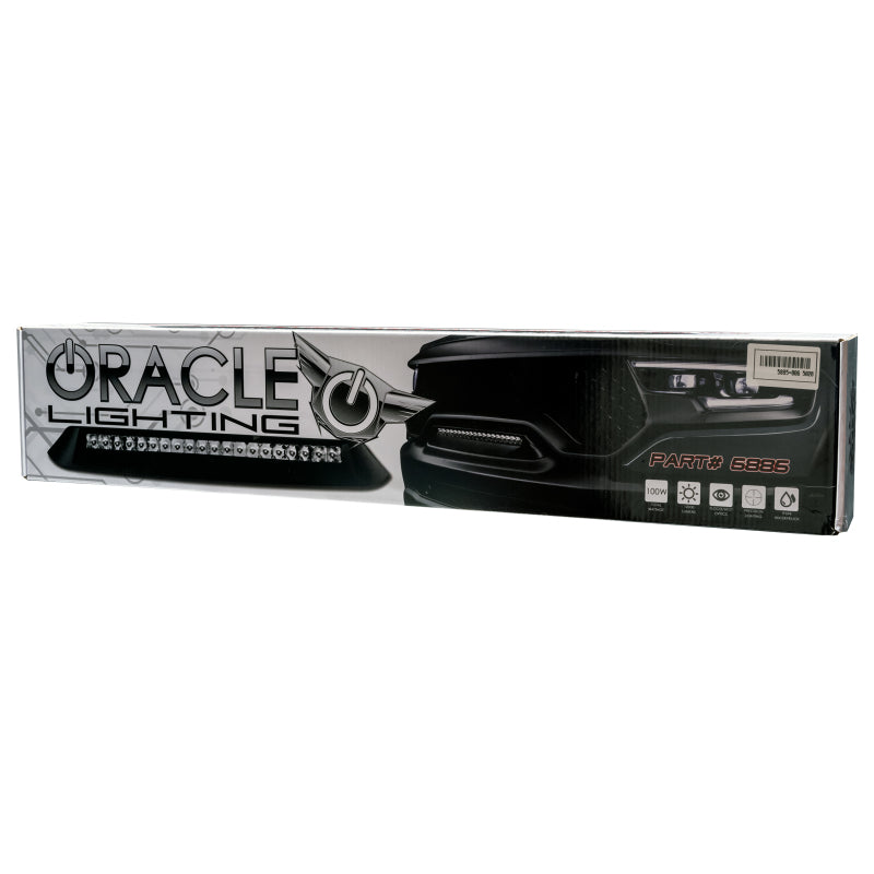 ORACLE Lighting 5885-001 19-22 RAM Rebel/TRX Front Bumper Flush LED Light Bar System - White SEE WARRANTY