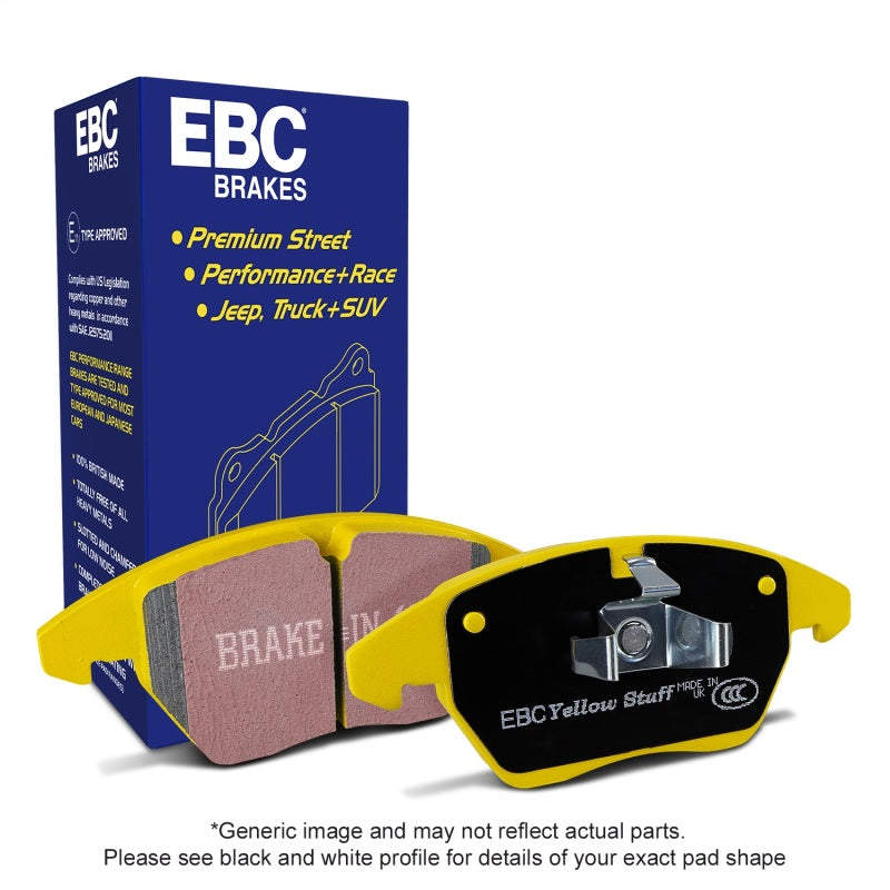 EBC DP41407R 11-14 Chrysler 200 3.6 Yellowstuff Rear Brake Pads