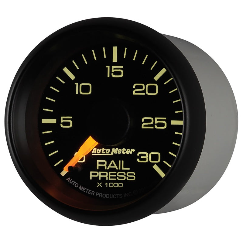 AutoMeter 8386 Autometer Factory Match 52.4mm Digital Stepper Motor 0-30,000 PSI Diesel Fuel Rail Pressure Gauge