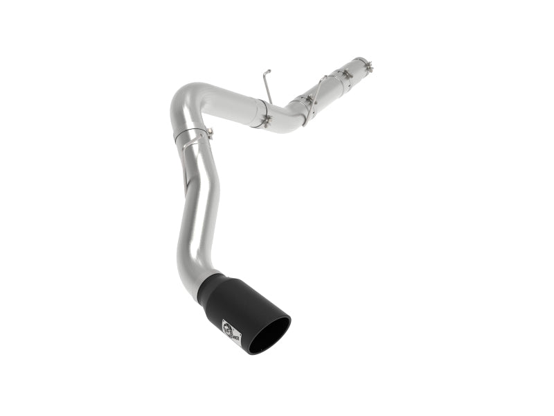 aFe 49-02078-B ATLAS 5in DPF-Back Alum Steel Exhaust System w/ Black Tip 19-20 RAM Diesel Trucks L6-6.7L (td)