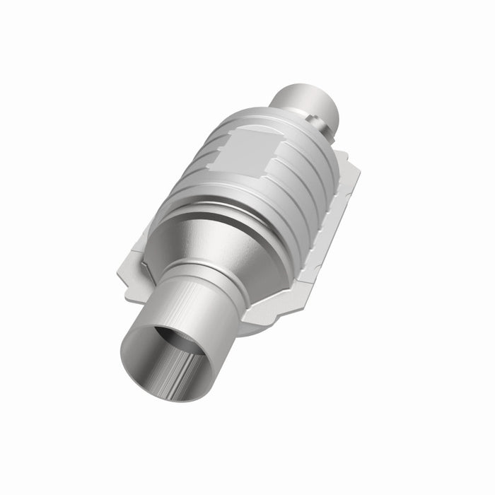 Magnaflow 51234 MagnaFlow Conv Univ 2in In/Out Ctr/Ctr Round 9in Body L x 5.125in W x 13in Overall L Single O2 Port