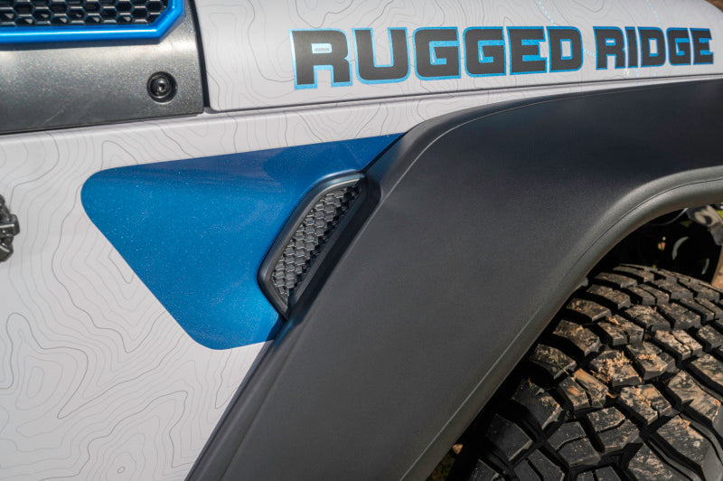 Rugged Ridge 11640.51 Max Terrain Fender Flare Set F & R 18-22 Jeep Wrangler JL