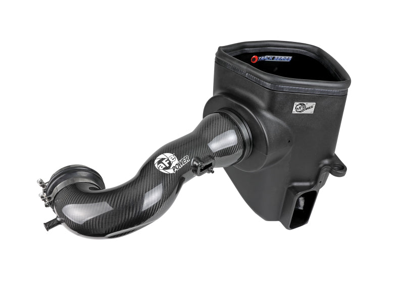 aFe 57-10015D 19-21 GM Trucks 5.3L/6.2L Track Series Carbon Fiber Cold Air Intake System W/ Pro Dry S Filters