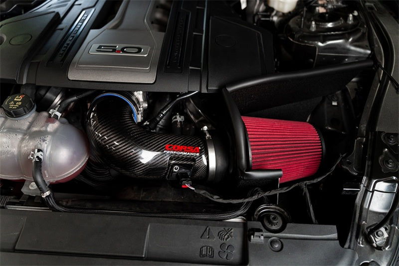 CORSA Performance 44006D Corsa 2018-2023 Ford Mustang GT 5.0L V8 Carbon Fiber Air Intake with DryTech 3D Filter